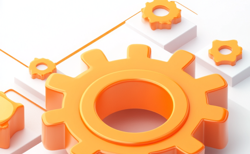 LTv2_ServiceFiera Immagine in 3D di un meccanismo di sviluppo, di una serie di meccanismi